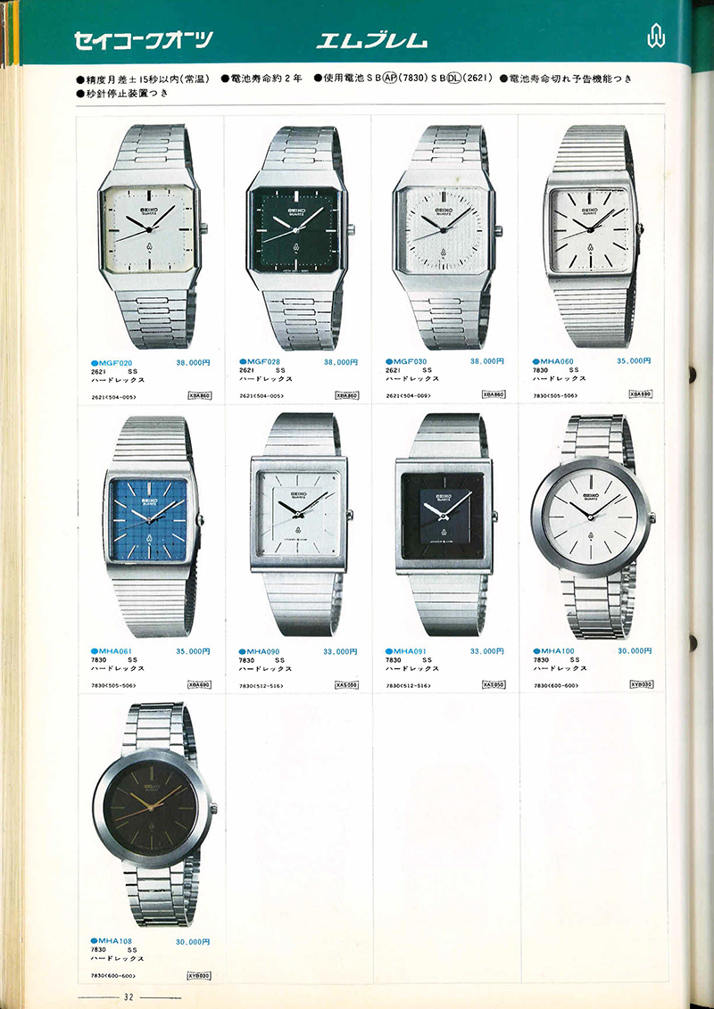 Seiko Catalog