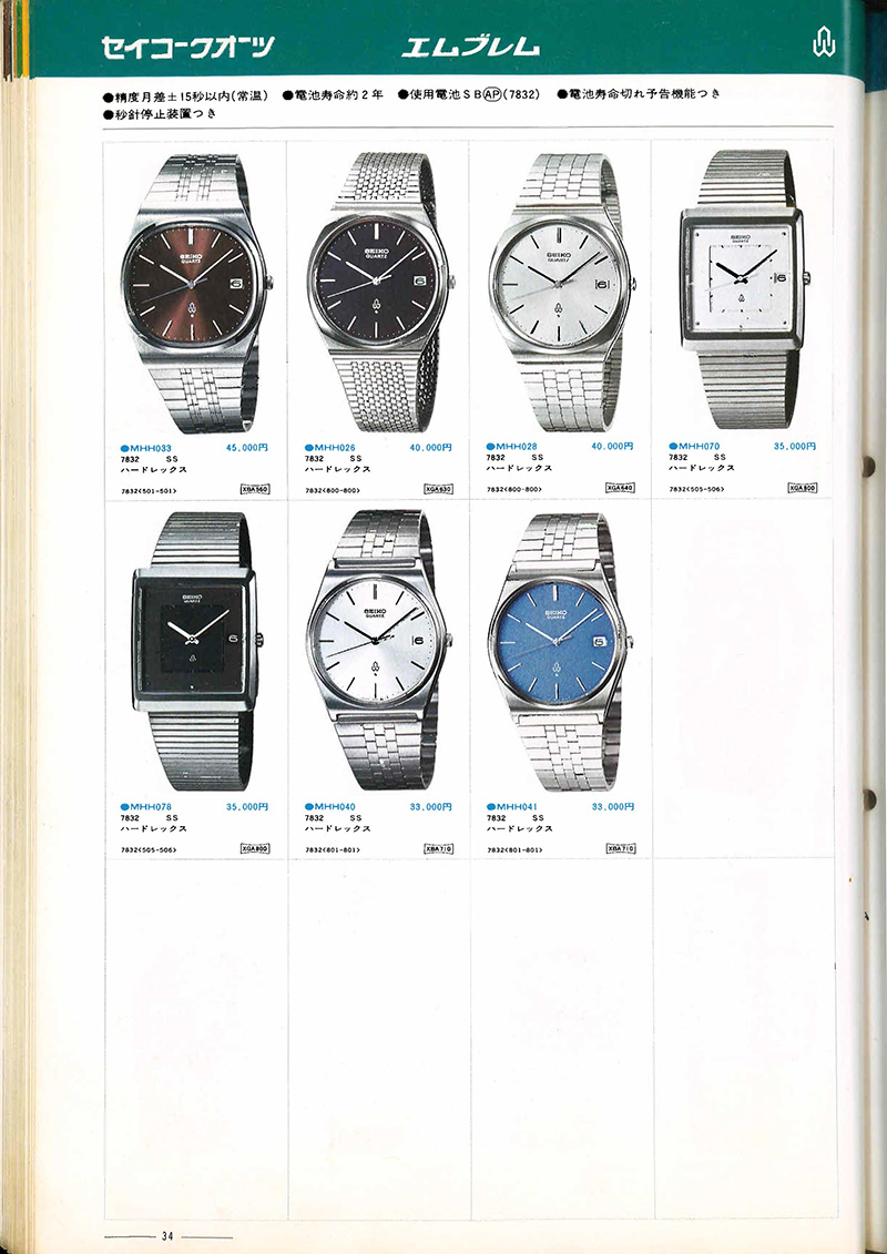 Seiko Catalog