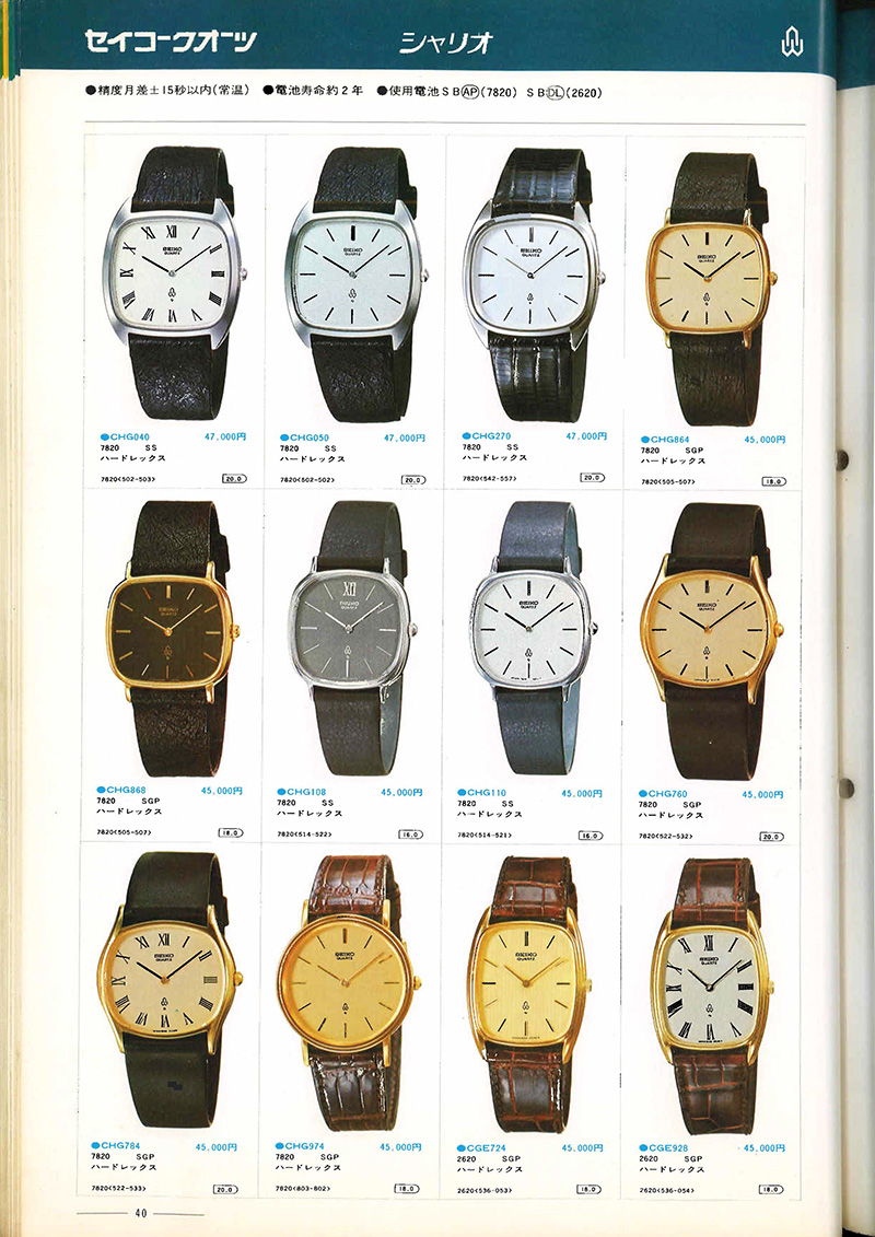 Seiko Catalog