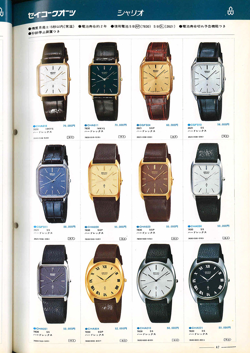 Seiko Catalog