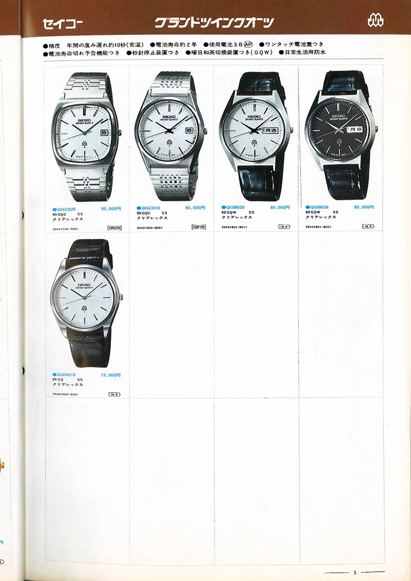 Seiko Catalog