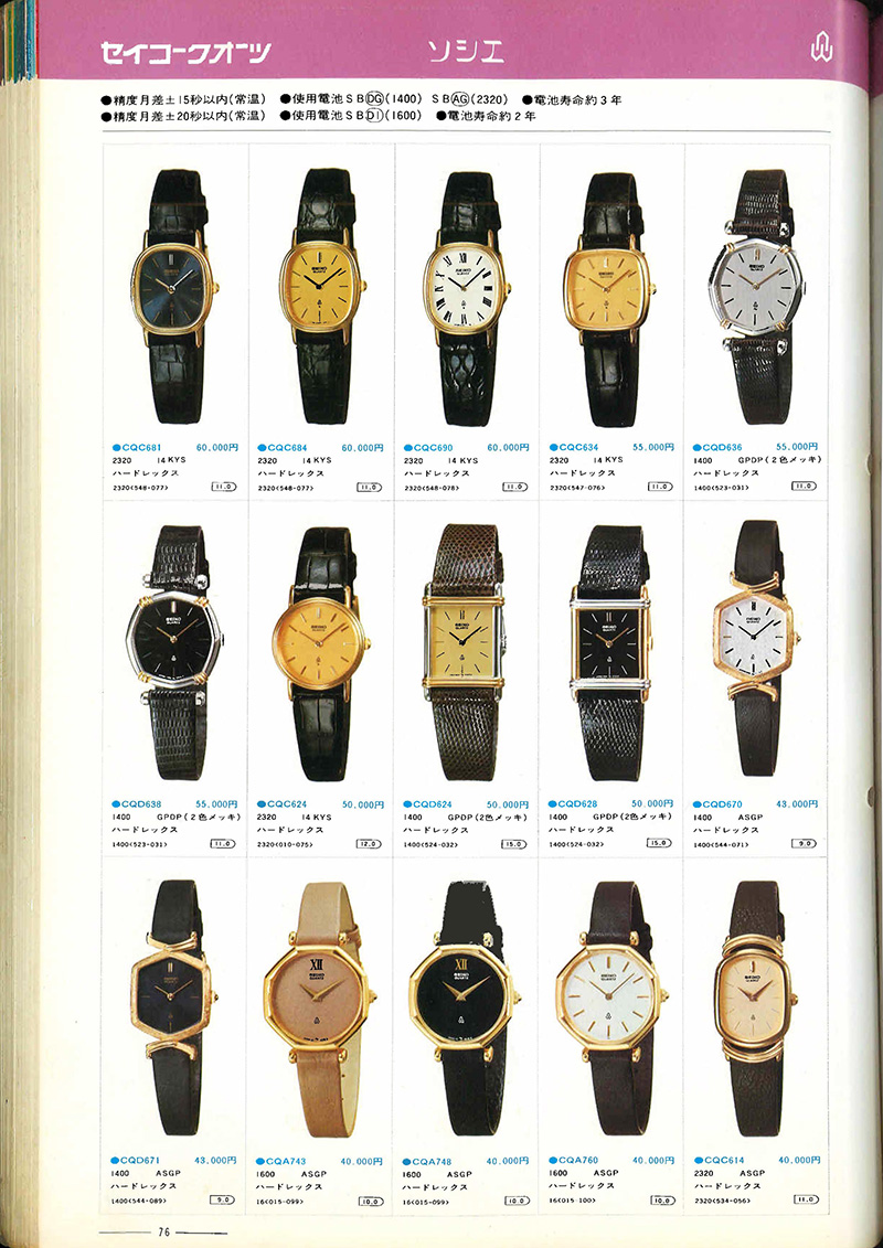 Seiko Catalog