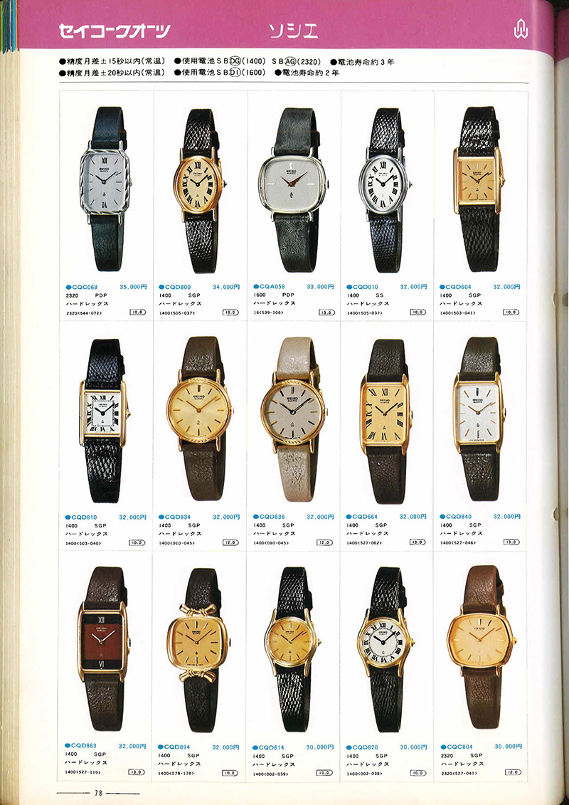 Seiko Catalog