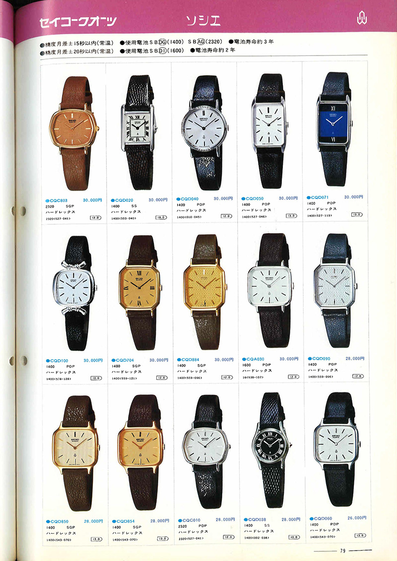 Seiko Catalog