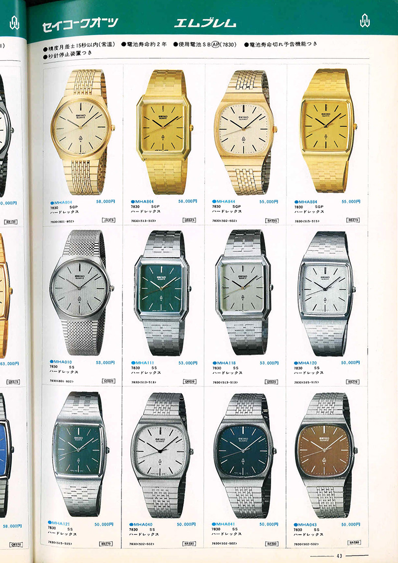 Seiko Catalog