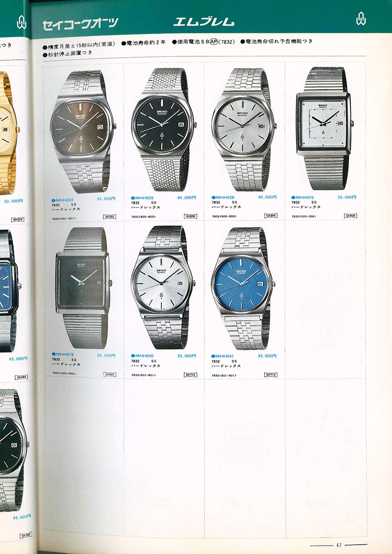 Seiko Catalog