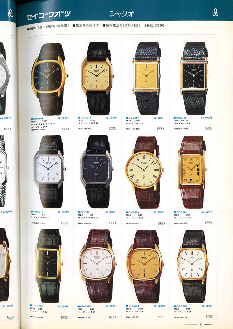 Seiko Catalog