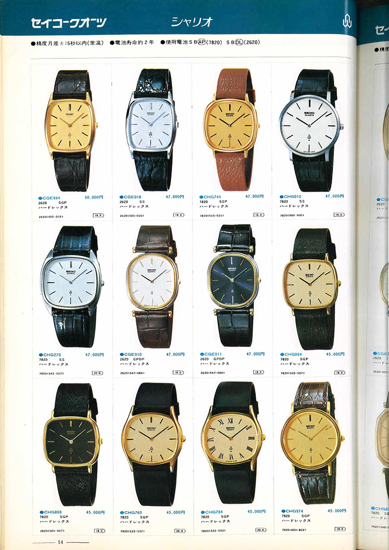 Seiko Catalog