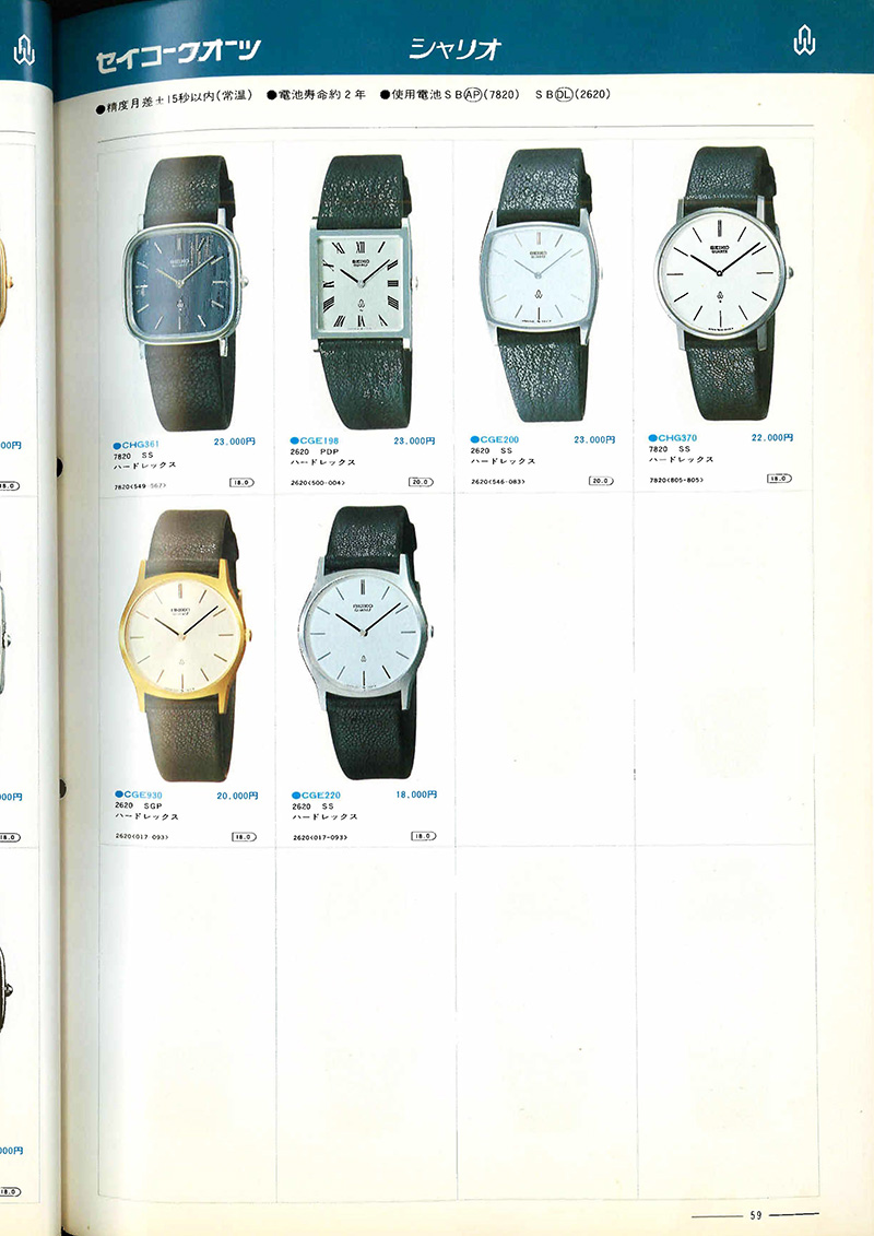 Seiko Catalog