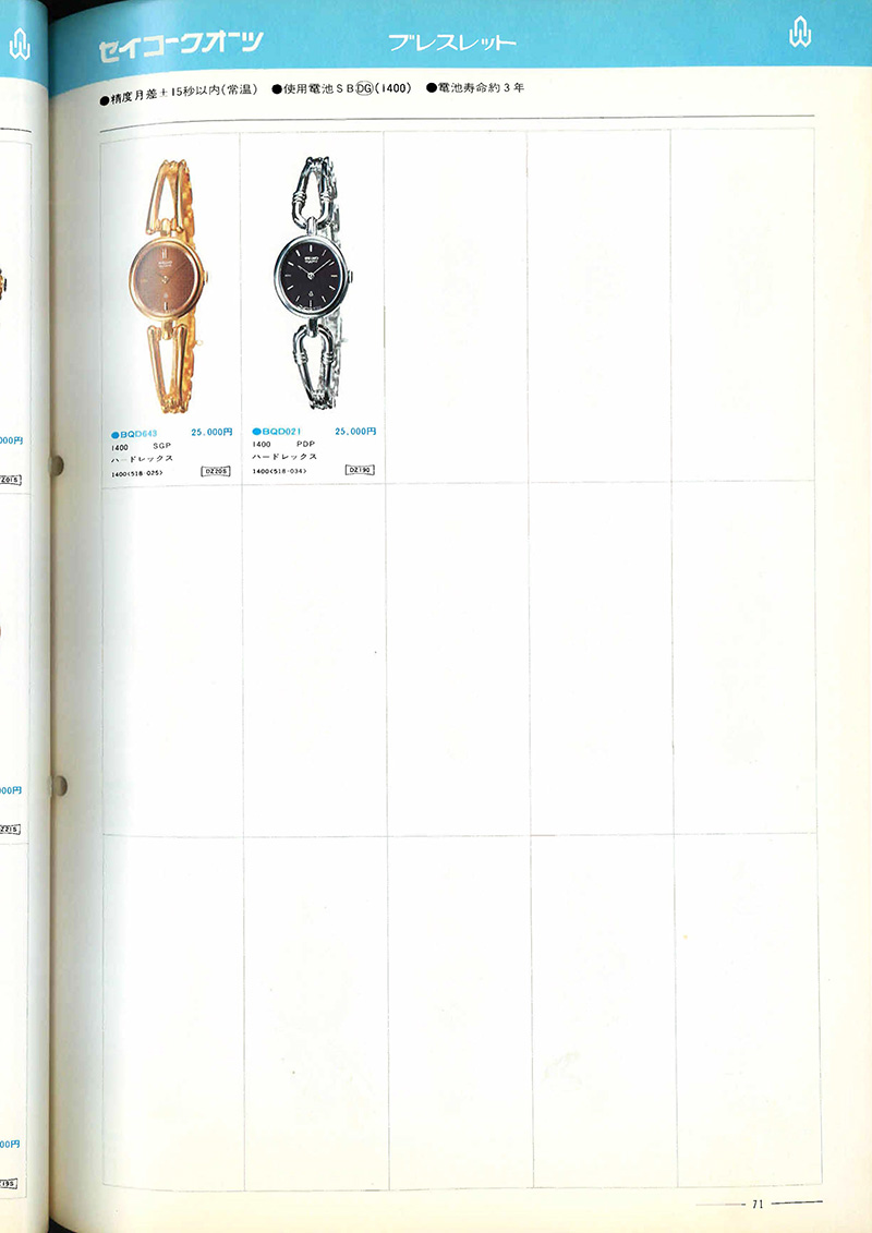 Seiko Catalog
