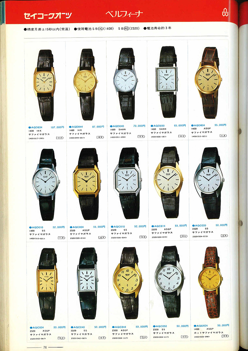 Seiko Catalog