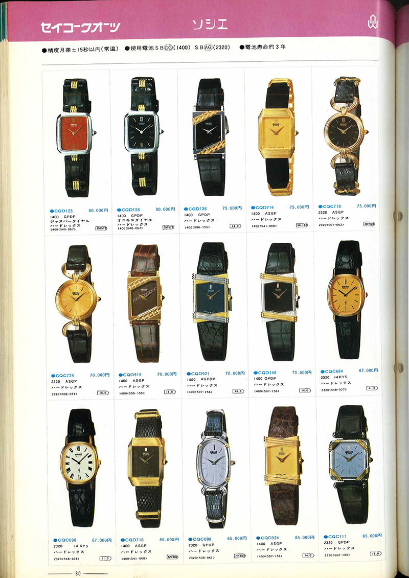 Seiko Catalog