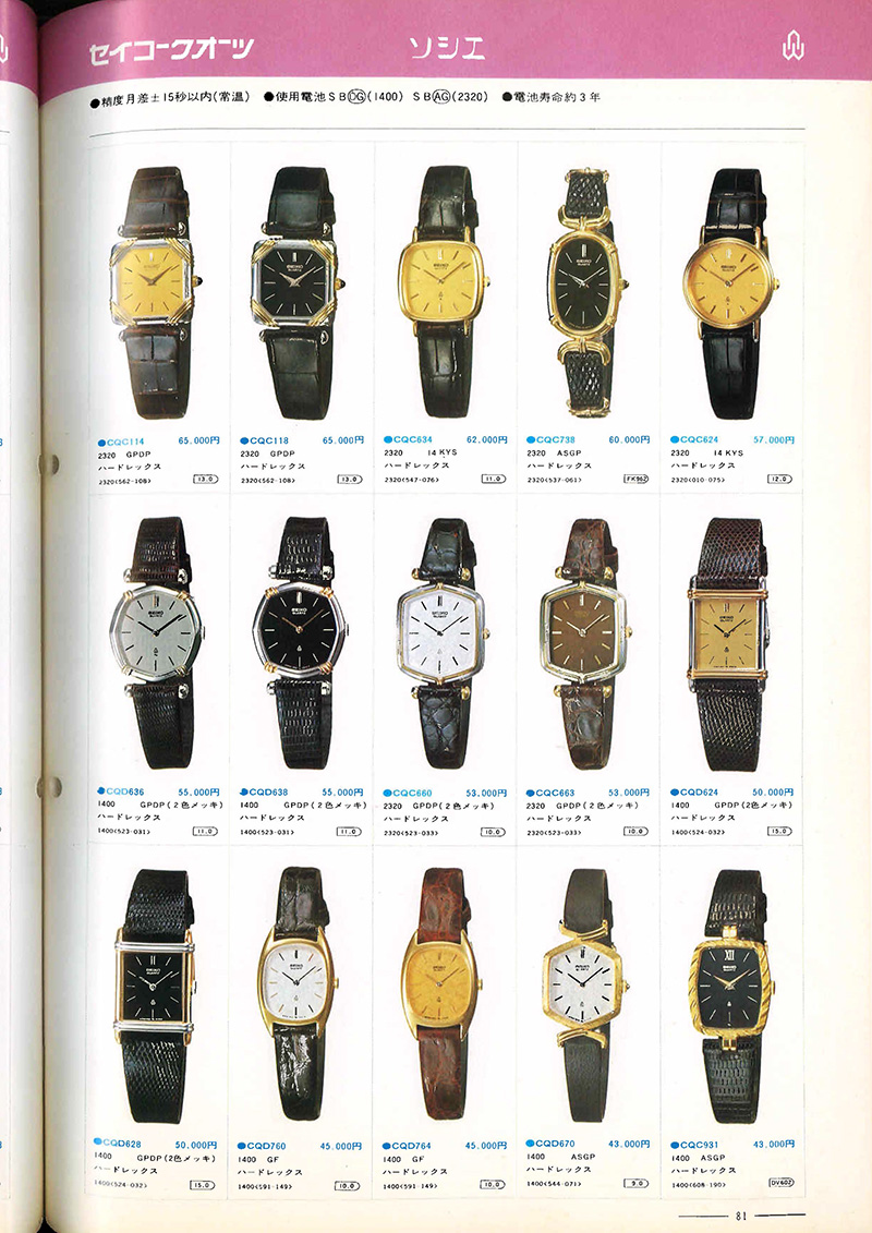 Seiko Catalog