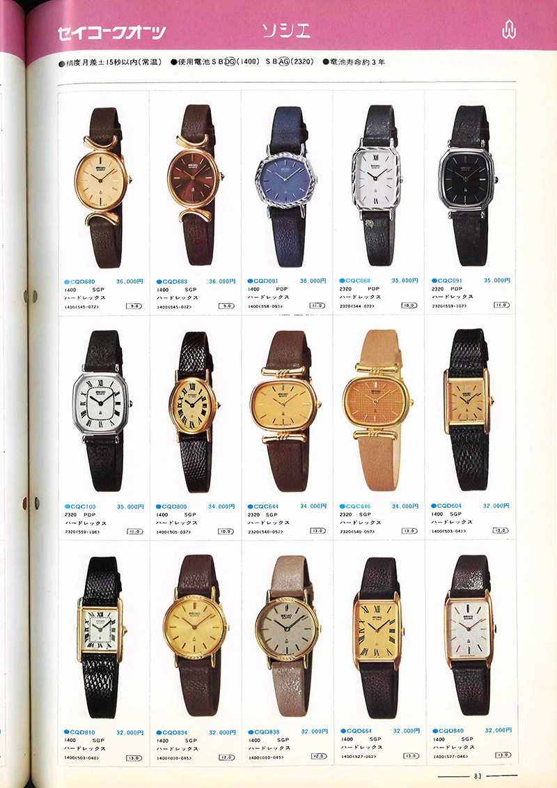 Seiko Catalog