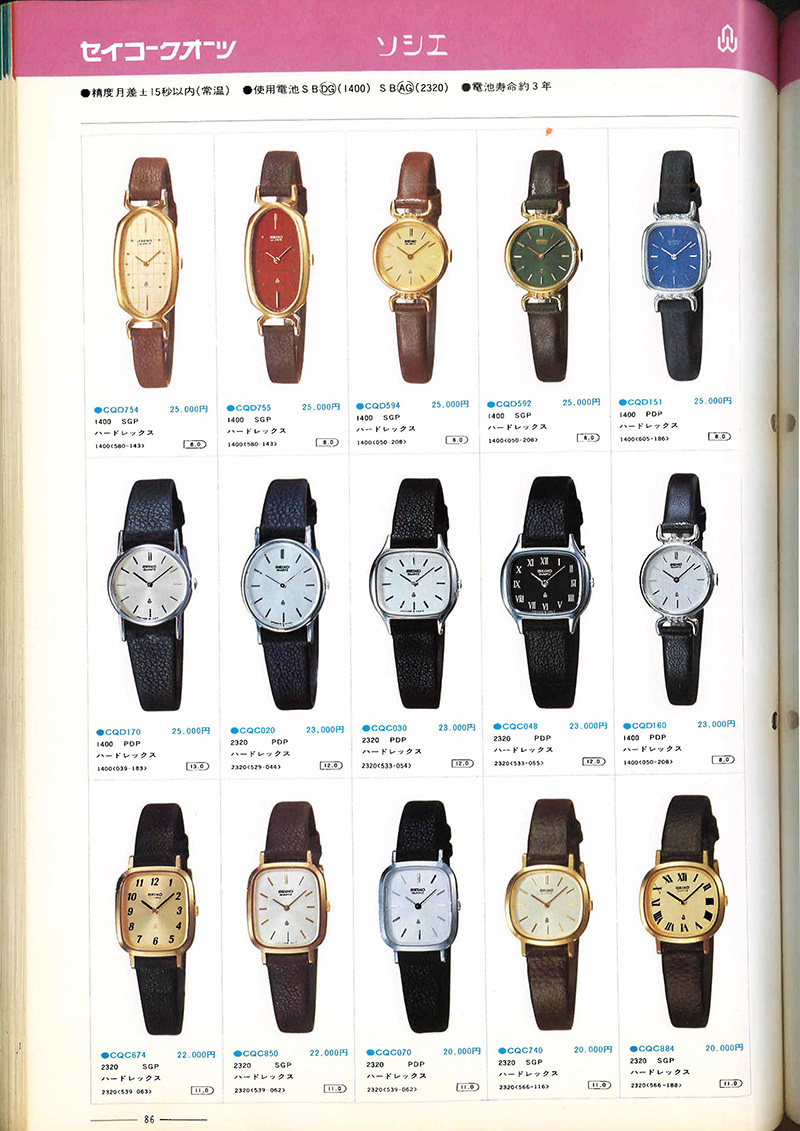 Seiko Catalog
