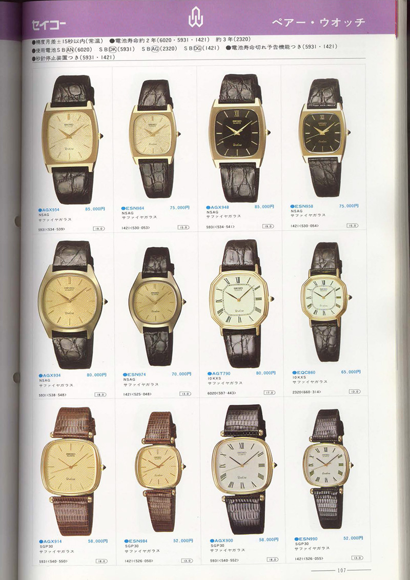 Seiko Catalog