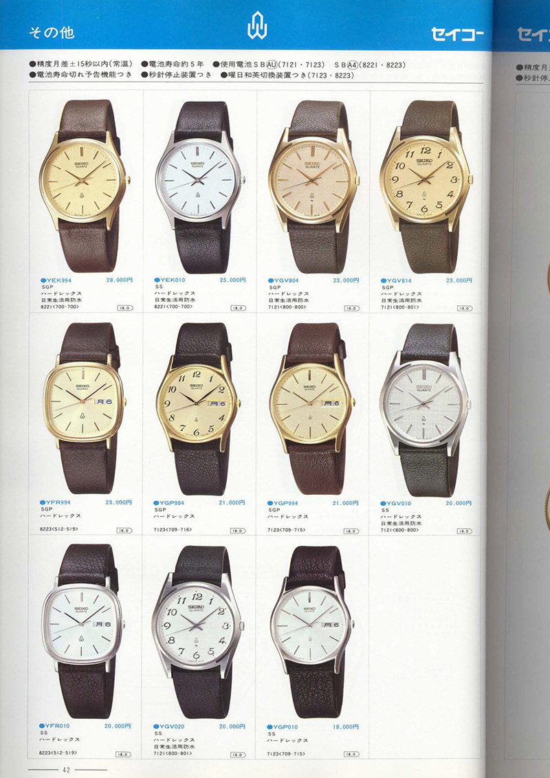 Seiko Catalog