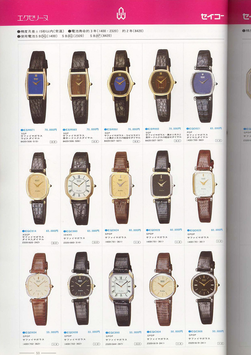 Seiko Catalog