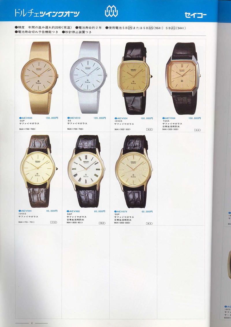 Seiko Catalog