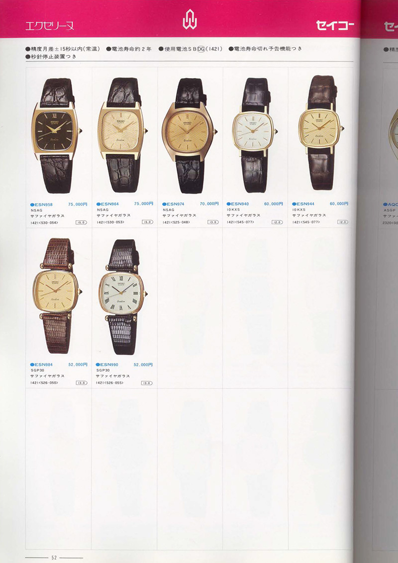 Seiko Catalog