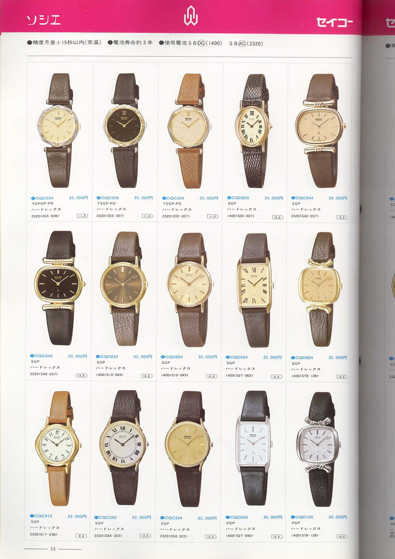 Seiko Catalog
