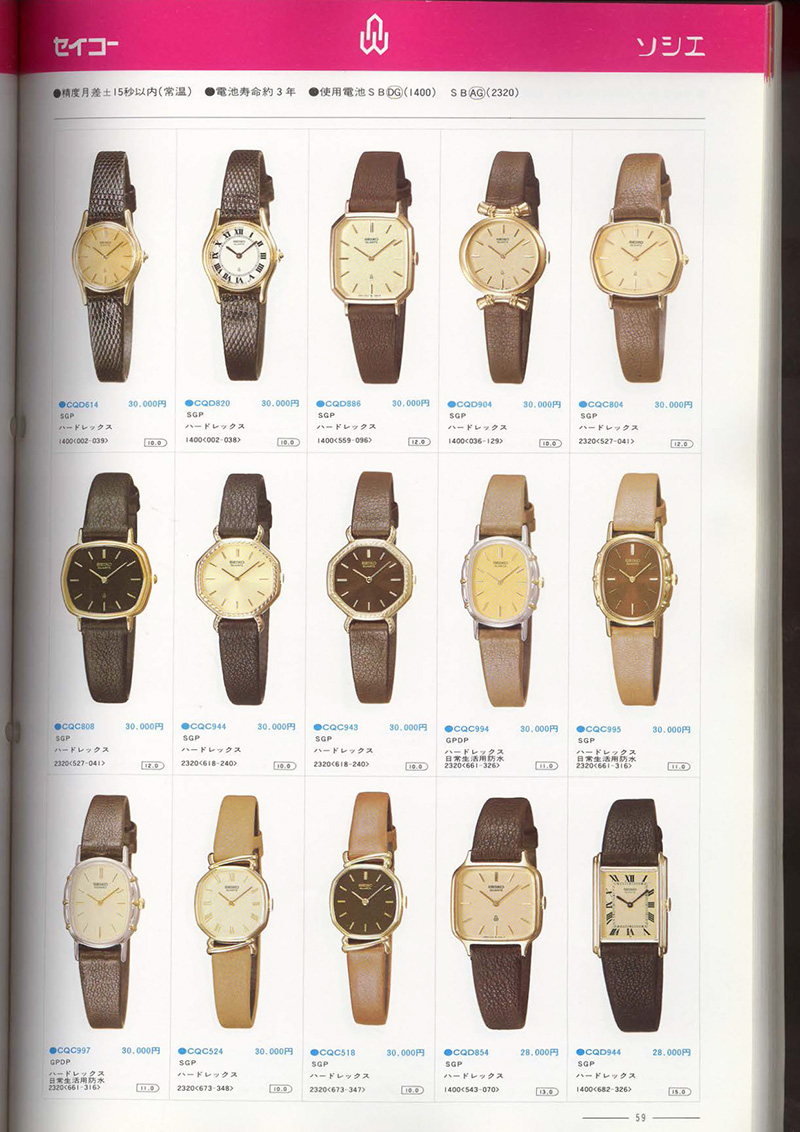 Seiko Catalog