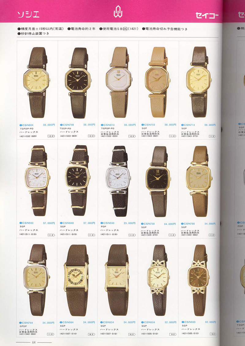 Seiko Catalog