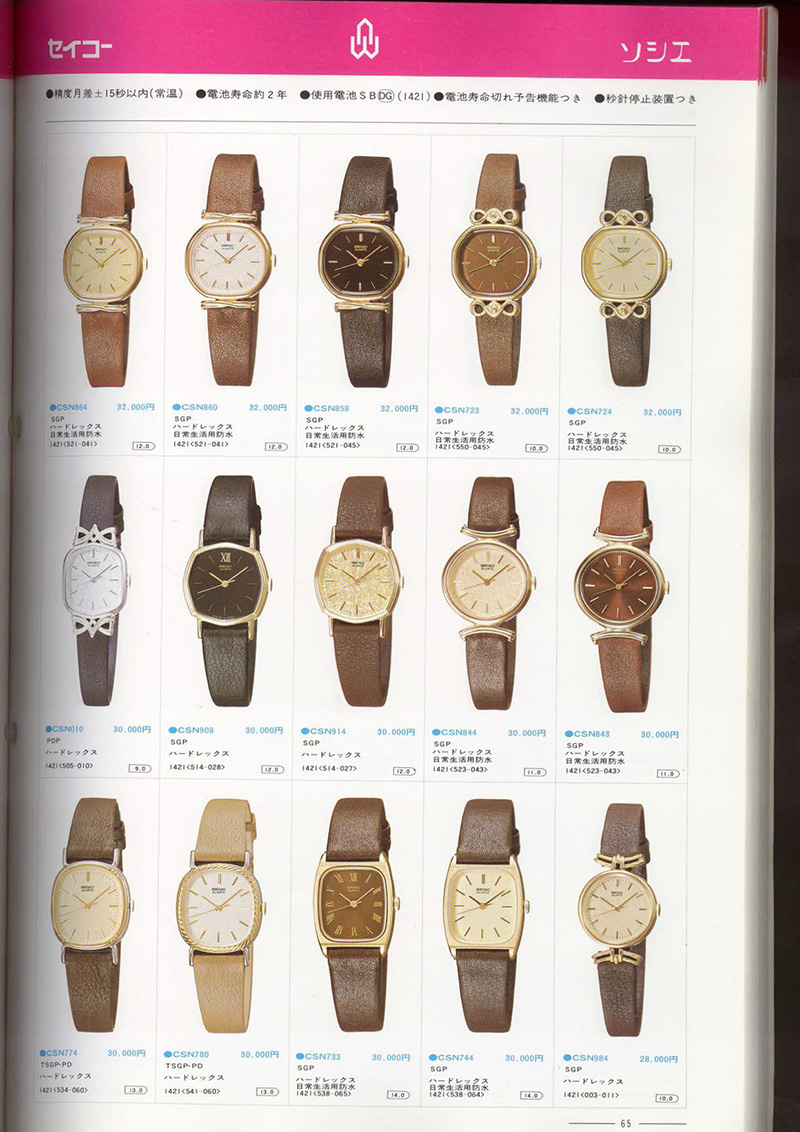 Seiko Catalog