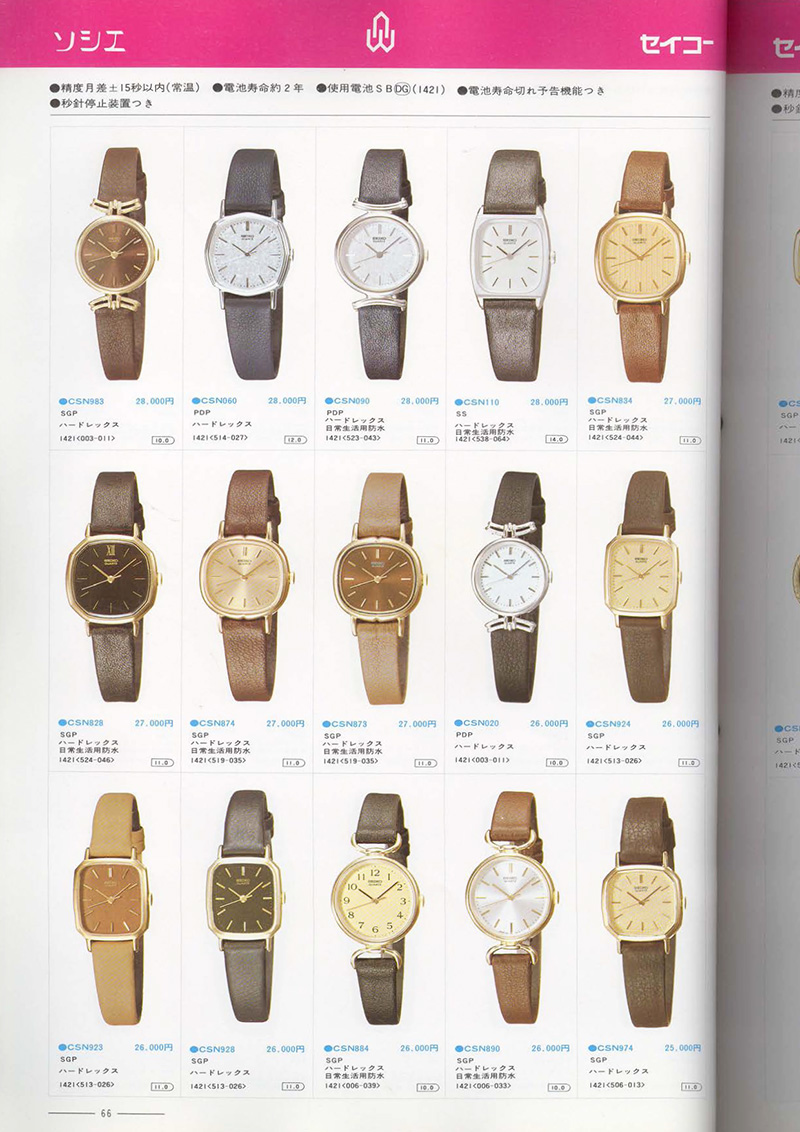 Seiko Catalog
