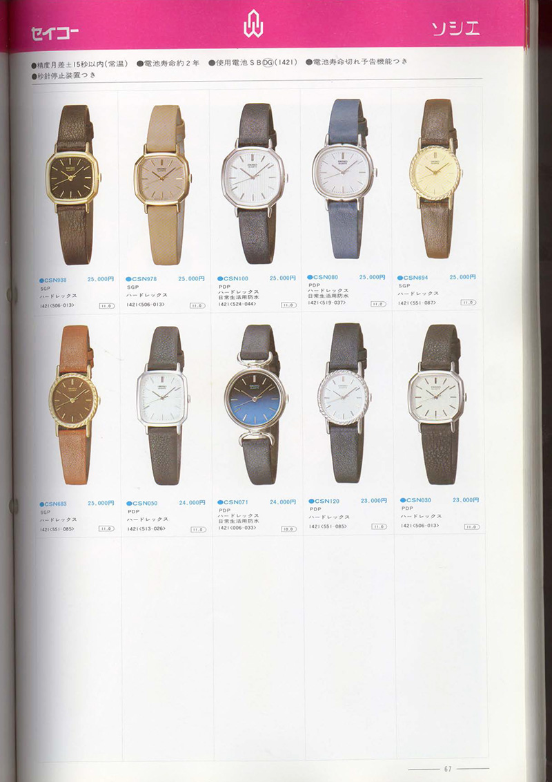 Seiko Catalog