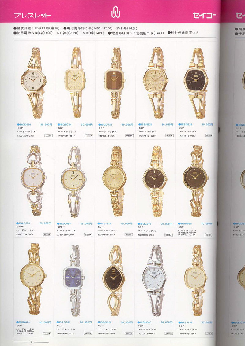 Seiko Catalog