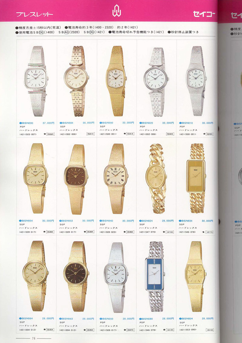 Seiko Catalog