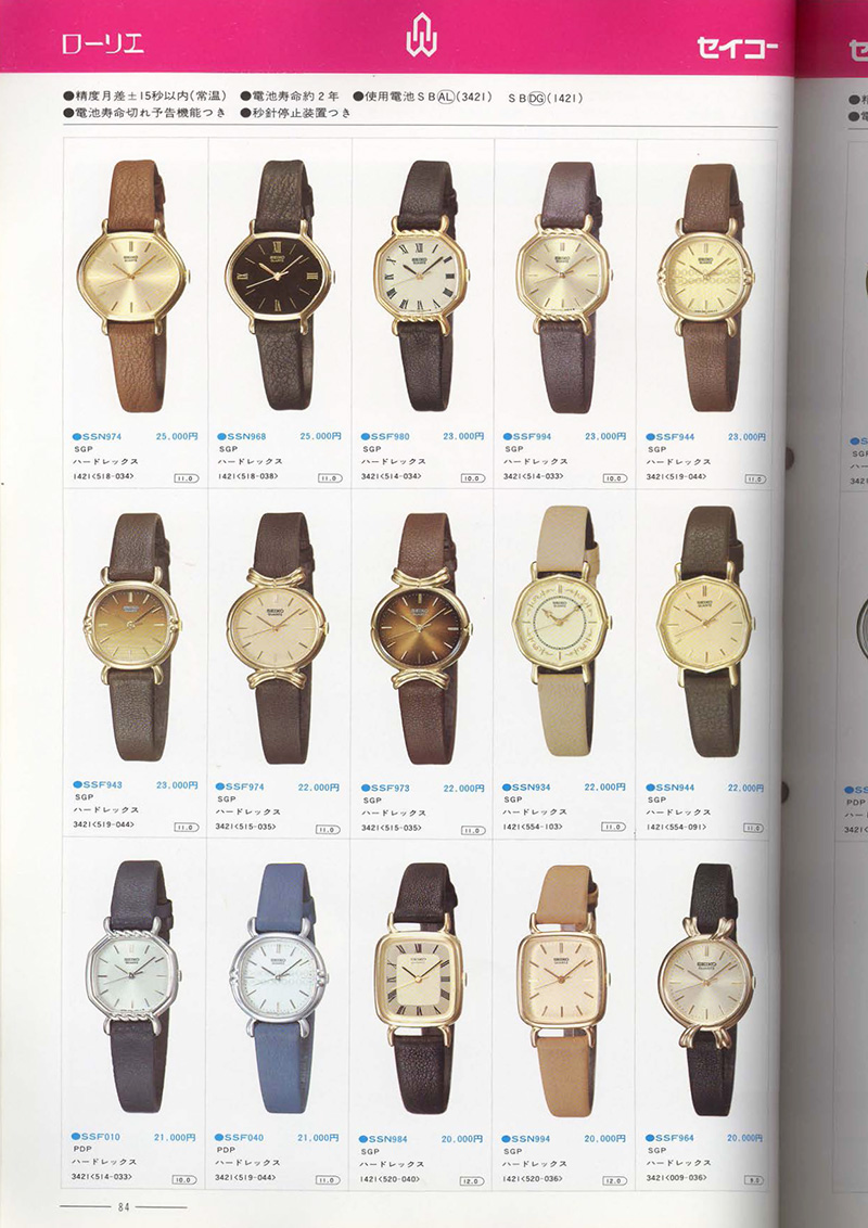 Seiko Catalog