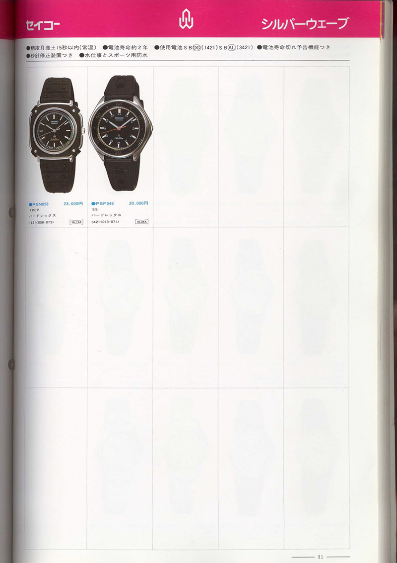 Seiko Catalog