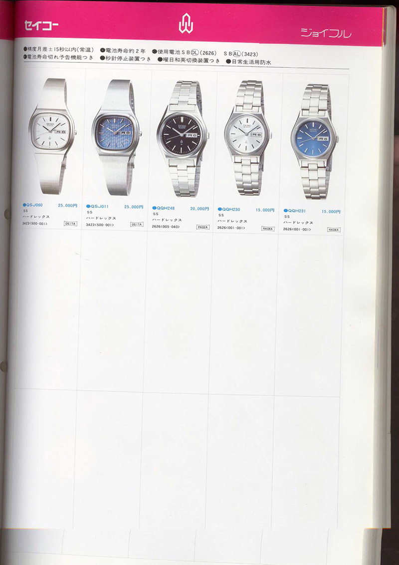 Seiko Catalog