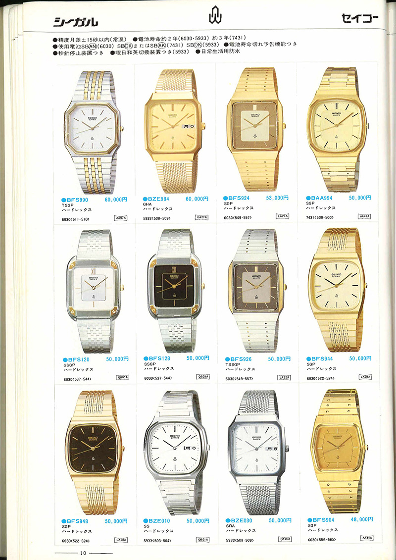 Seiko Catalog