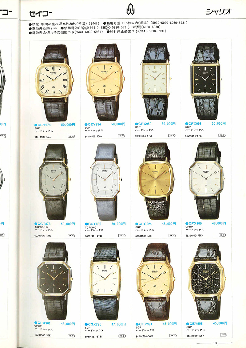 Seiko Catalog