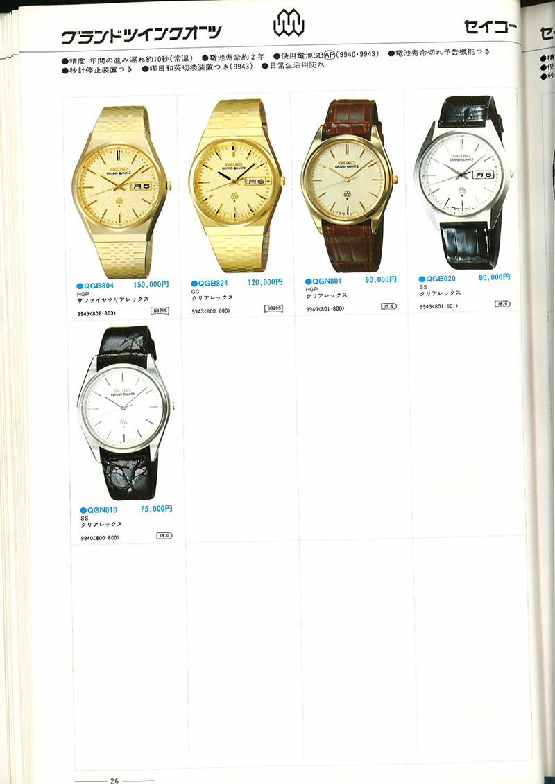 Seiko Catalog
