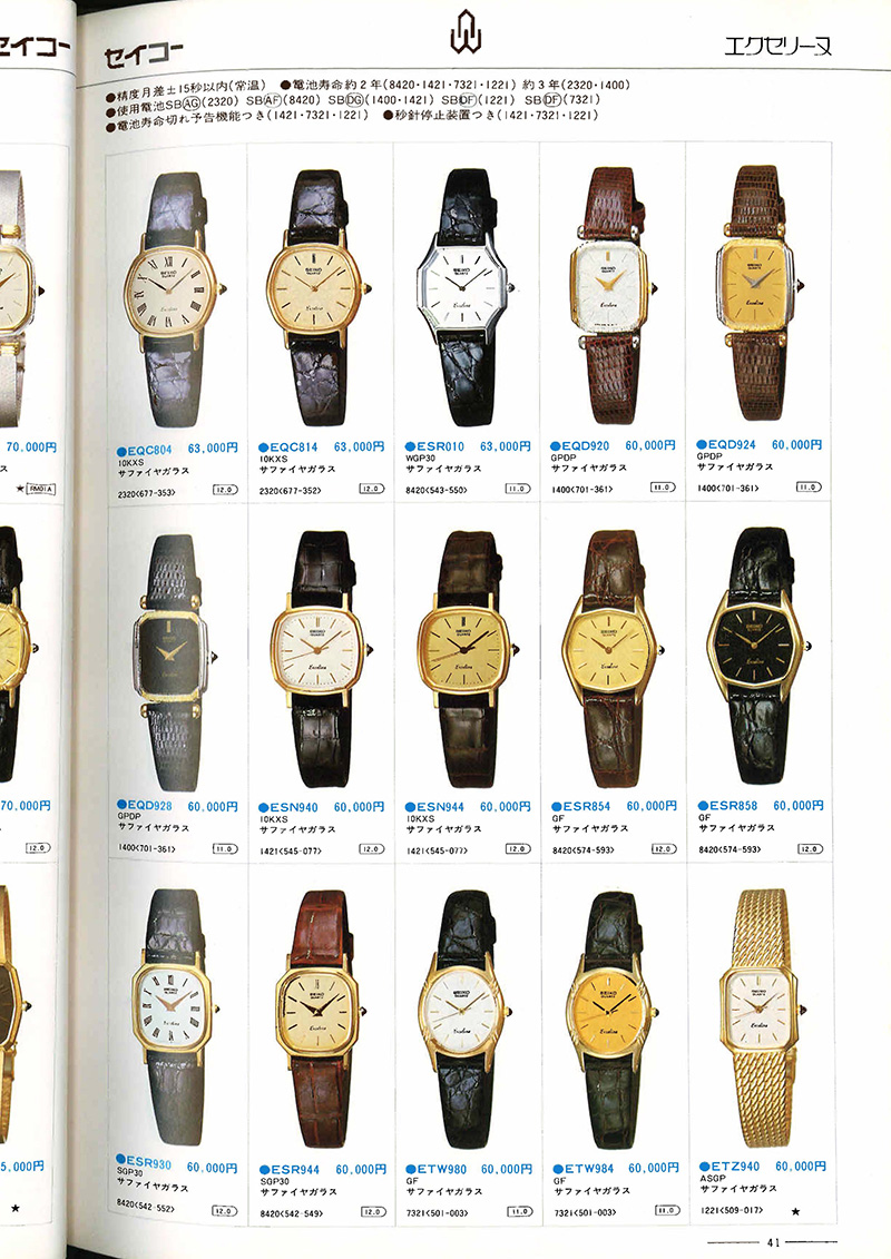 Seiko Catalog