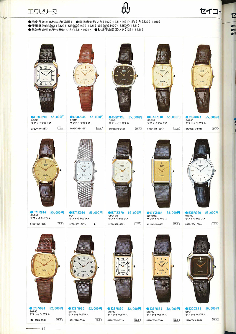 Seiko Catalog