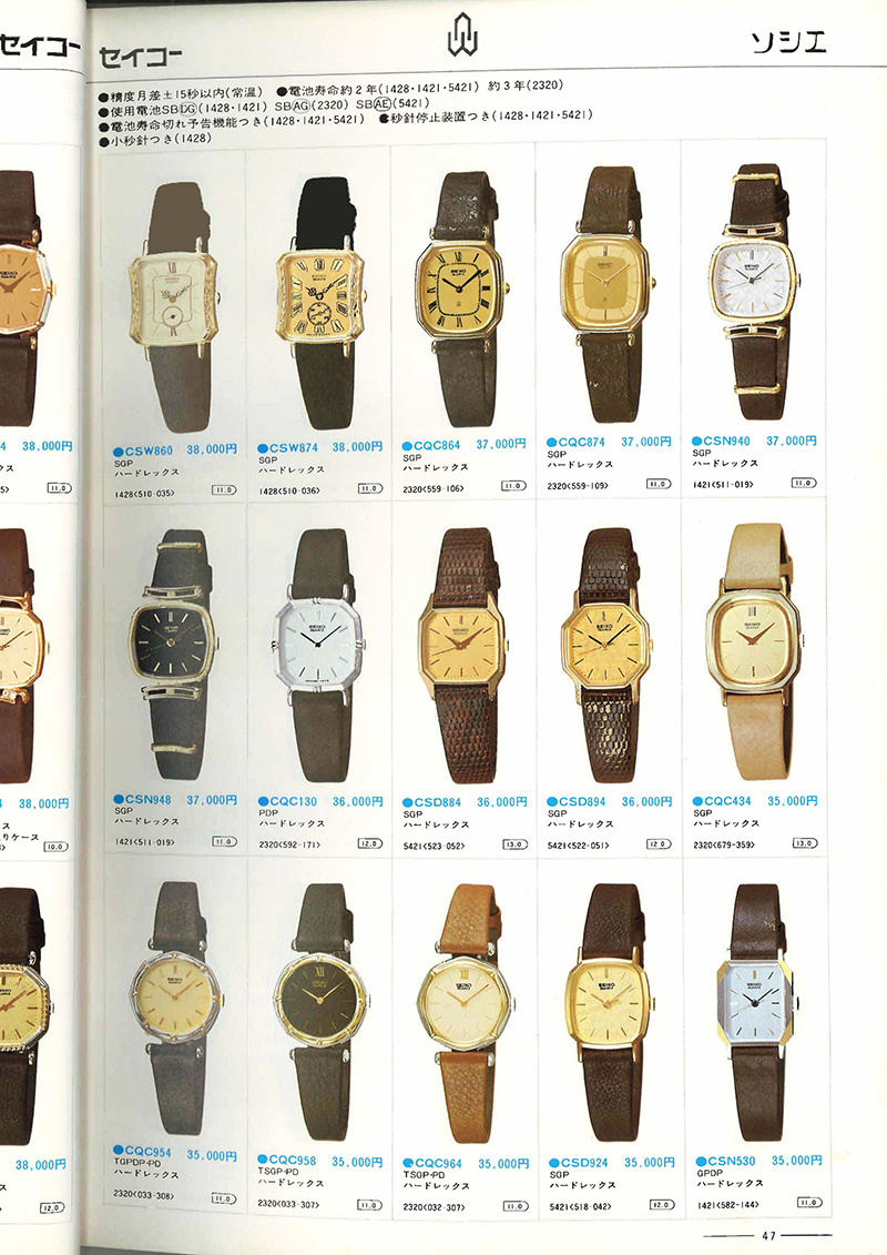 Seiko Catalog
