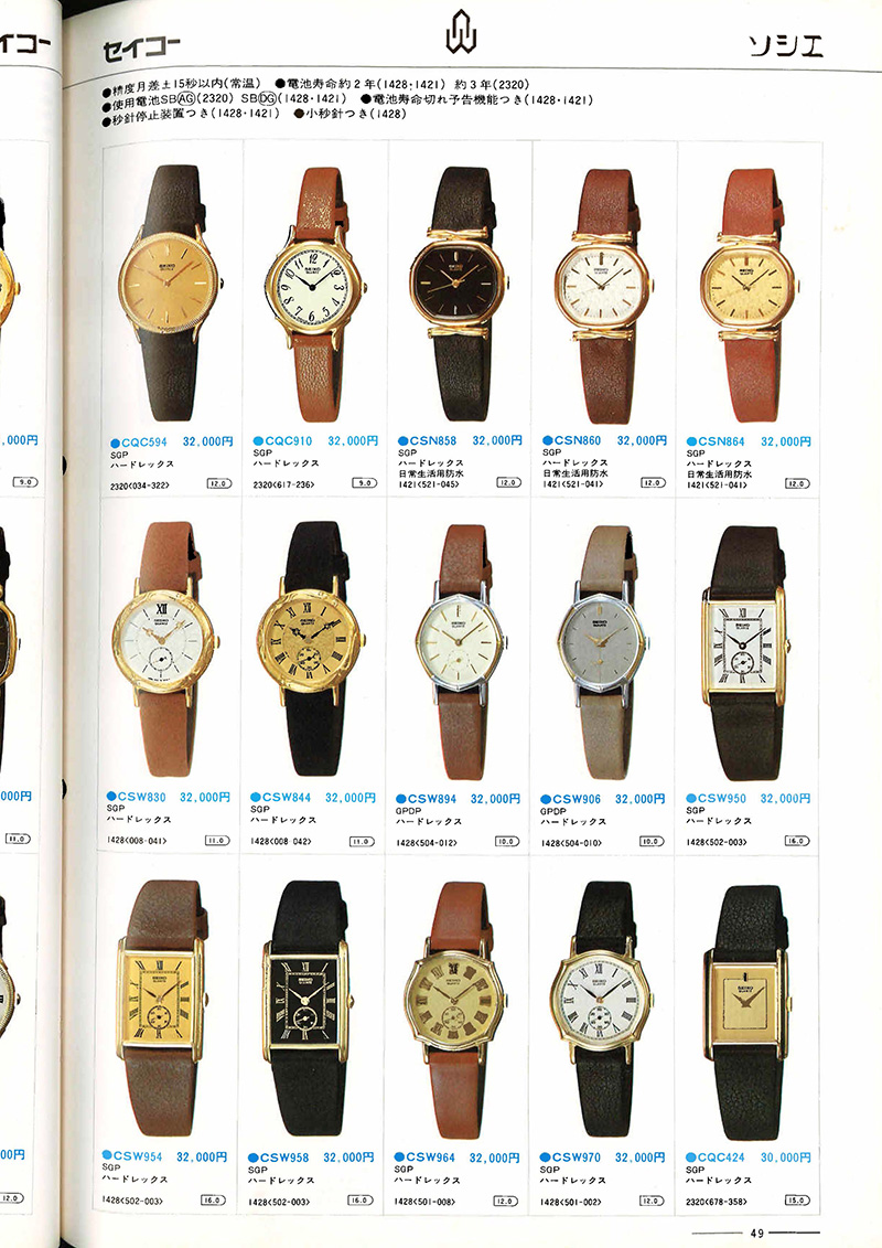 Seiko Catalog