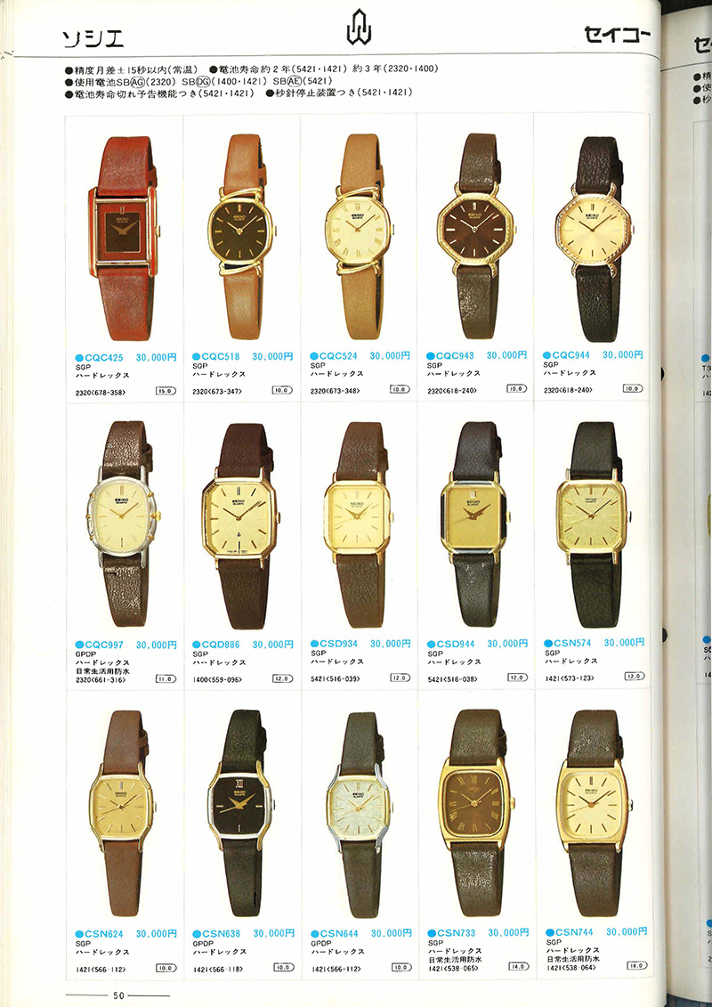 Seiko Catalog
