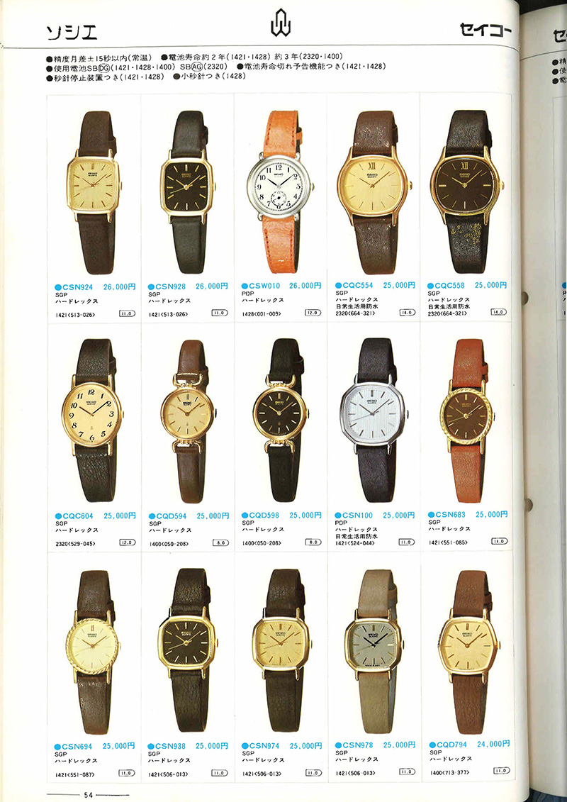 Seiko Catalog