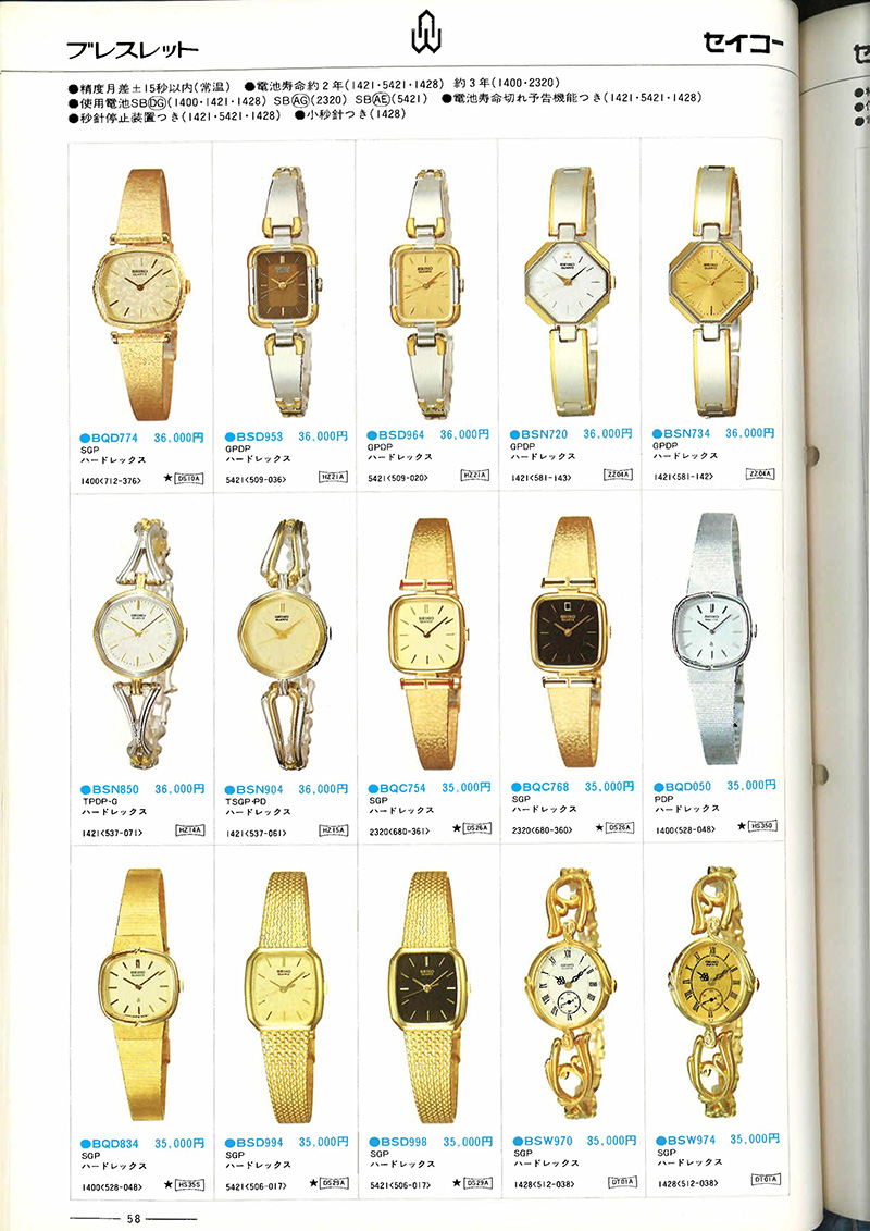 Seiko Catalog