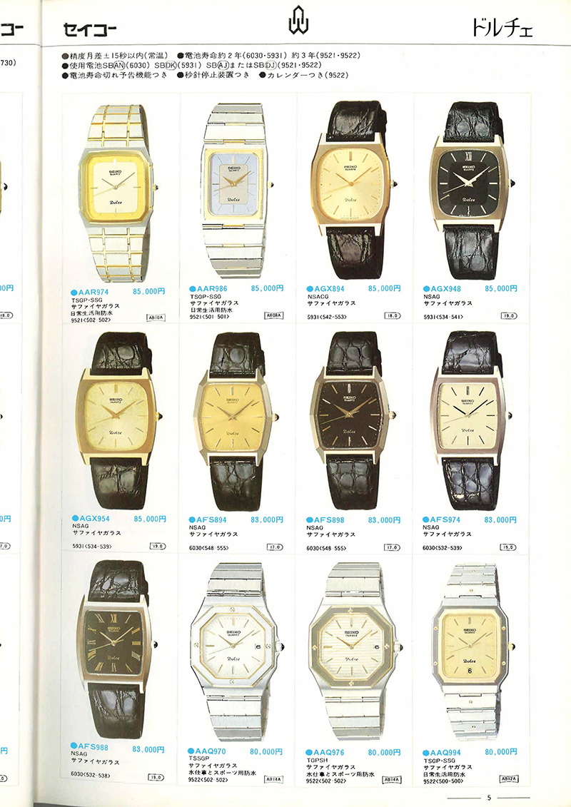 Seiko Catalog