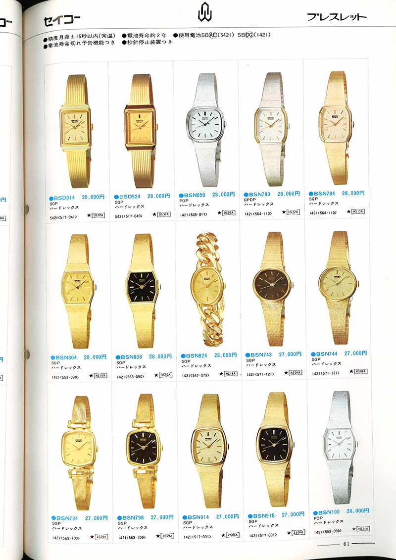 Seiko Catalog