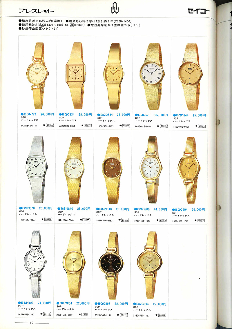 Seiko Catalog