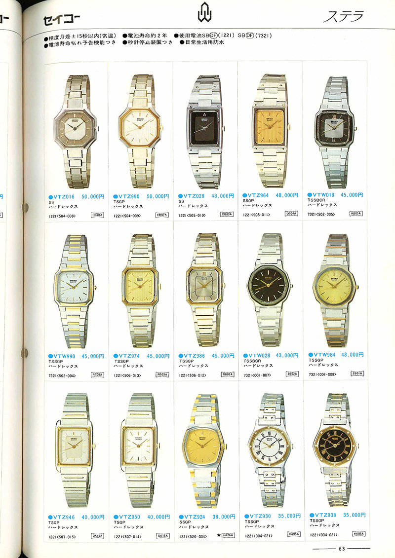 Seiko Catalog