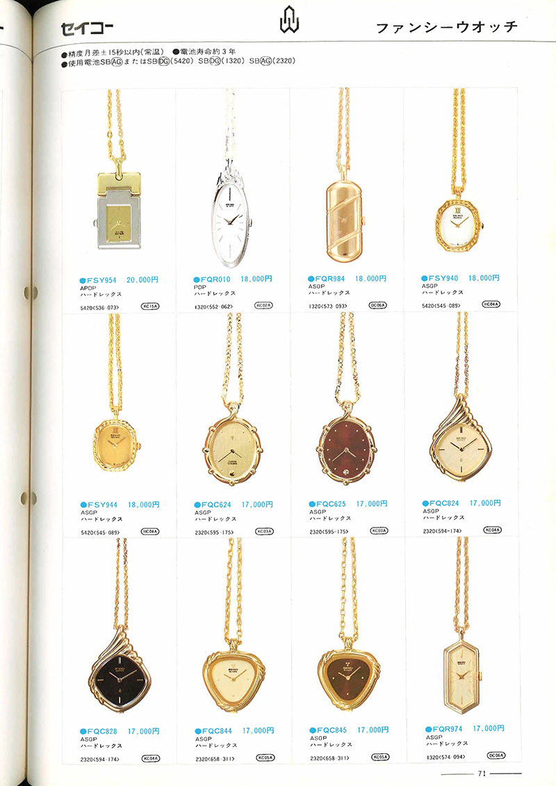 Seiko Catalog